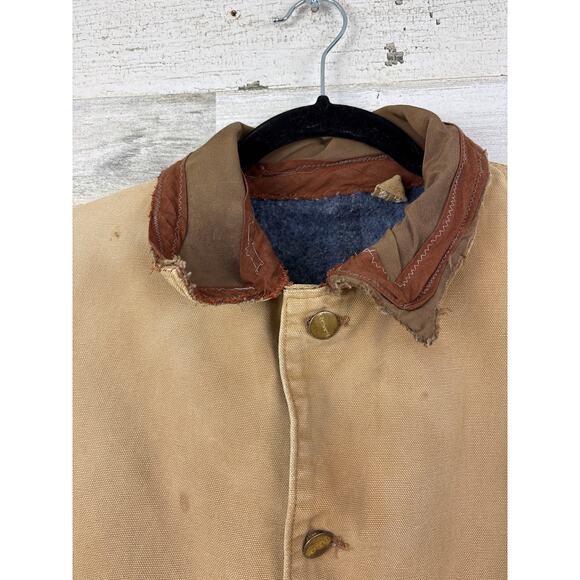 Carhartt mens Vintage Carhartt Troy Blanket Chore Coat Jacket large extra large - Picture 7 of 7